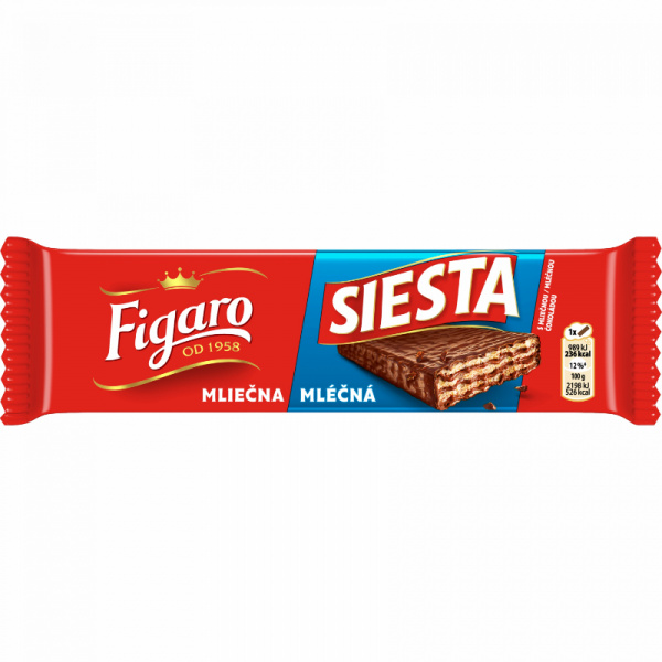 OBLÁTKY SIESTA MLIEČNA 45g FIGARO