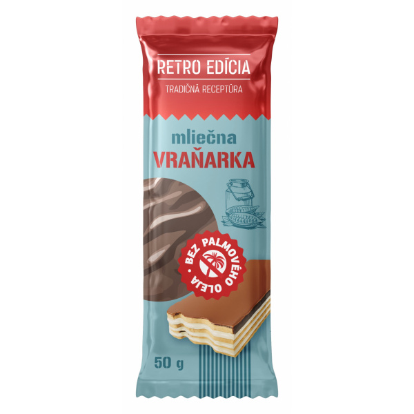 OBLÁTKY VRAŇARKA MLIEČNA POLOMÁČANÉ 50g RETRO