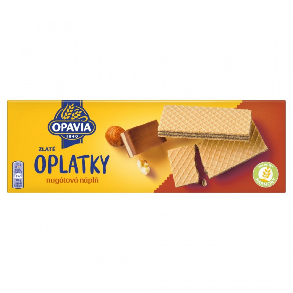 OBLÁTKY ZLATÉ NUGÁT 146g OPAVIA