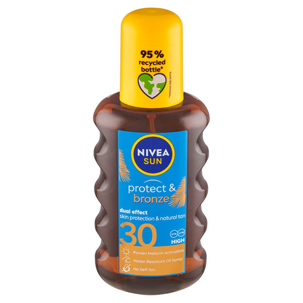OLEJ NA OPAĽOVANIE PROTECT&BRONZE OF30 200ml NIVEA SUN