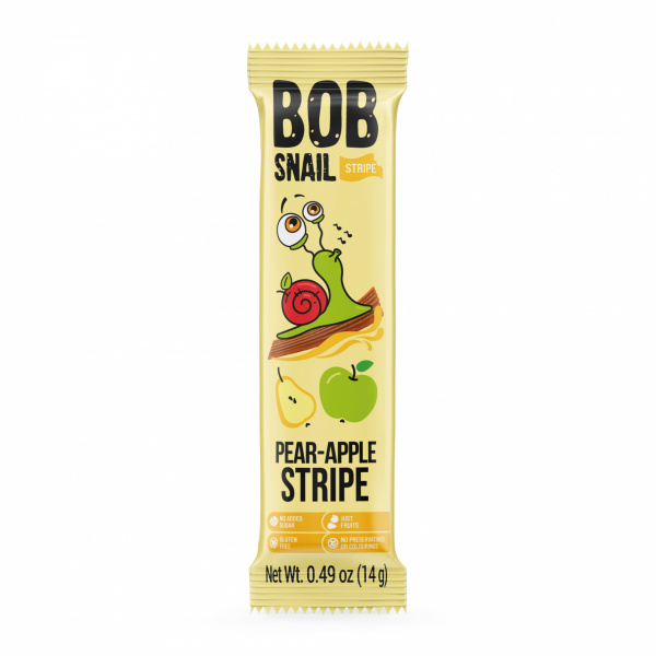 OVOCNÝ SLIMÁK BOB HRUŠKA-JABLKO 14g BEZLEP OVOCNÝ SLIMÁK BOB HRUŠKA-JABLKO 14g BEZLEP