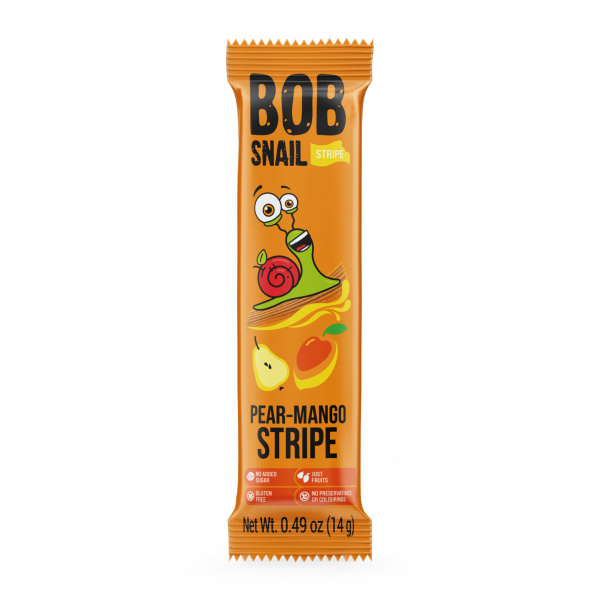 OVOCNÝ SLIMÁK BOB HRUŠKA-MANGO 14g BEZLEP OVOCNÝ SLIMÁK BOB HRUŠKA-MANGO 14g BEZLEP