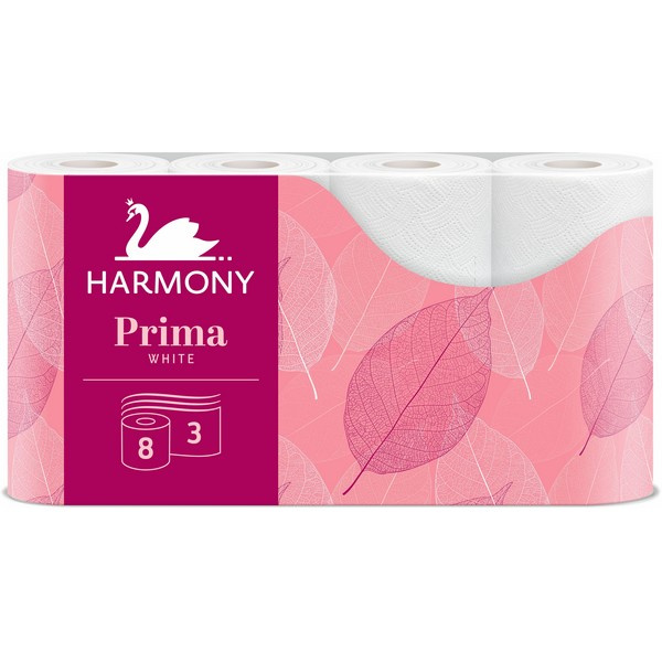 PAPIER TOALETNÝ HARMONY PRIMA 8ks 3-VRST. PAPIER TOALETNÝ HARMONY PRIMA 8ks 3-VRST.