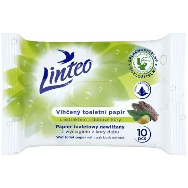 PAPIER TOALETNÝ VLHČENÝ LINTEO SATIN 10ks DUBOVÁ KÔRA CESTOVNÉ BALENIE PAPIER TOALETNÝ VLHČENÝ LINTEO SATIN 10ks DUBOVÁ KÔRA CESTOVNÉ BALENIE