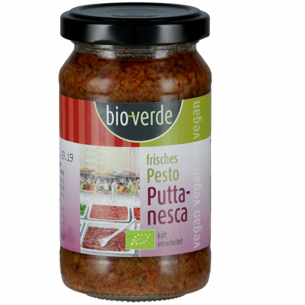 PESTO PUTTANESCA BIO 165g ISANA PESTO PUTTANESCA BIO 165g ISANA
