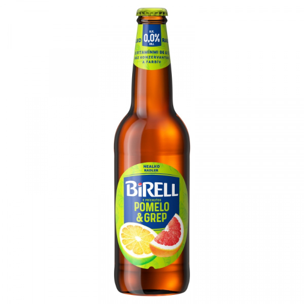 PIVO BIRELL 0.0% NEALKO POMELO&GREP 0.5l VRATNÁ FĽAŠA PIVO BIRELL 0.0% NEALKO POMELO&GREP 0.5l VRATNÁ FĽAŠA