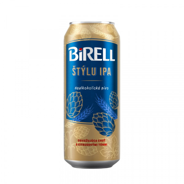 PIVO BIRELL NEALKO IPA 0.5l PLECH VRATNÝ OBAL