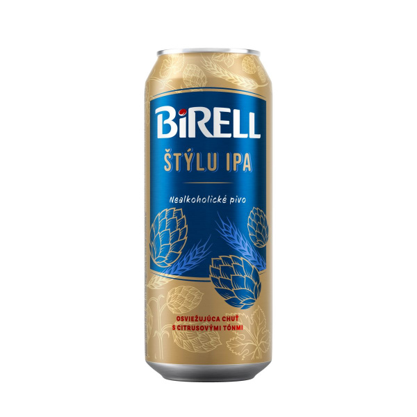 PIVO BIRELL NEALKO IPA 0.5l PLECH VRATNÝ OBAL
