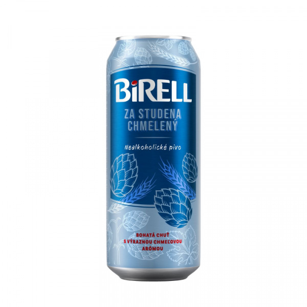 PIVO BIRELL NEALKO ZA STUDENA CHMELENÝ 0.5l PLECH VRATNÝ OBAL PIVO BIRELL NEALKO ZA STUDENA CHMELENÝ 0.5l PLECH VRATNÝ OBAL