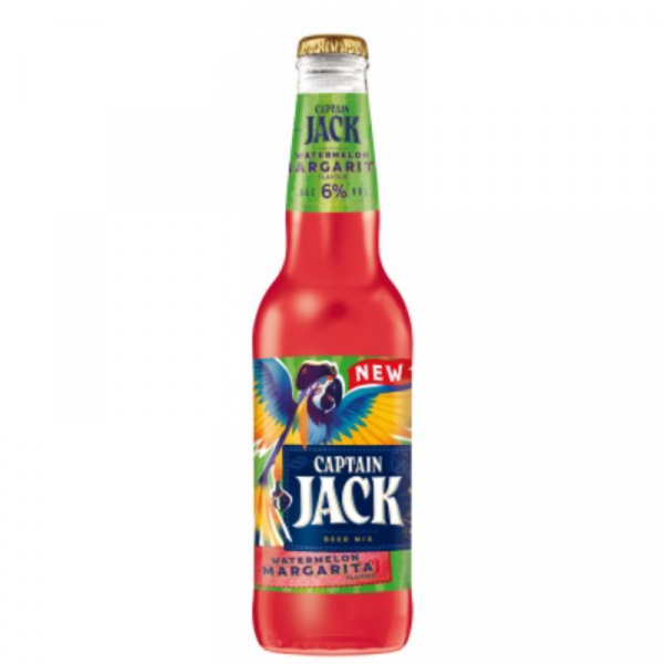 PIVO CAPTAIN JACK WATERMELON MARGARITA 0.33l NEVRATNÁ FĽAŠA