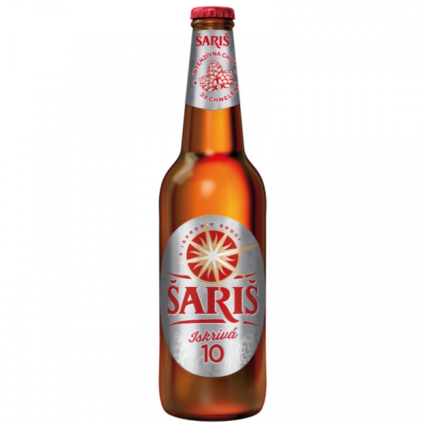 PIVO ŠARIŠ 10% 0.5l VRATNÁ FĽAŠA
