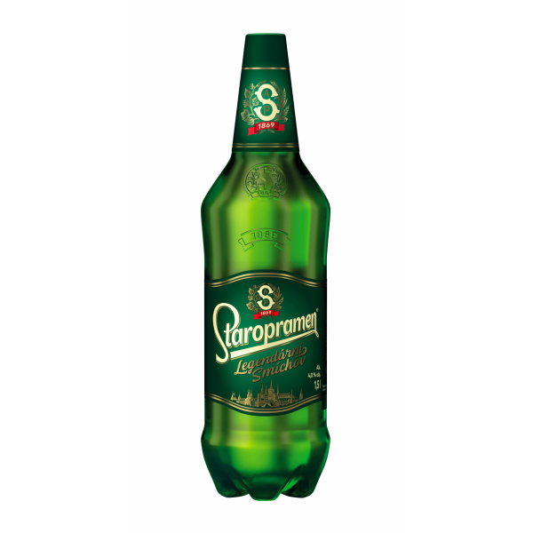 PIVO STAROPRAMEN SVETLÝ 10% 1.5l PET VRATNÝ OBAL