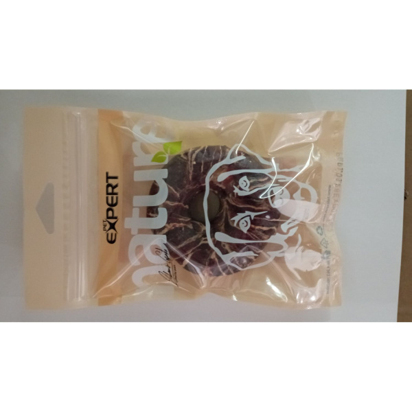 POCHÚŤKA PES DONUT MARBLED S KAČKOU A TRESKOU 70g PET EXPERT NATURE