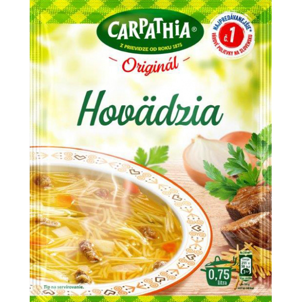 POLIEVKA HOVÄDZIA ORIGINÁL 44g CARPATHIA