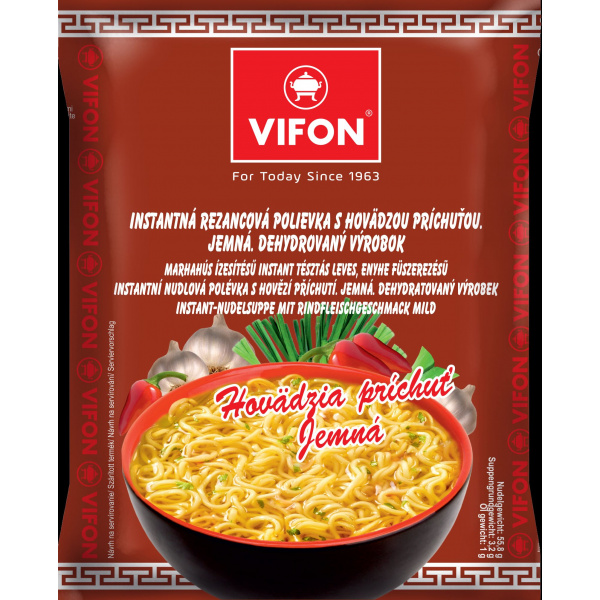 POLIEVKA INSTANTNÁ HOVÄDZIA CEST. 60g VIFON