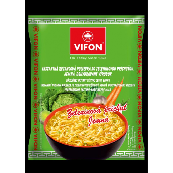 POLIEVKA INSTANTNÁ ZELENINOVÁ CEST. 60g VIFON