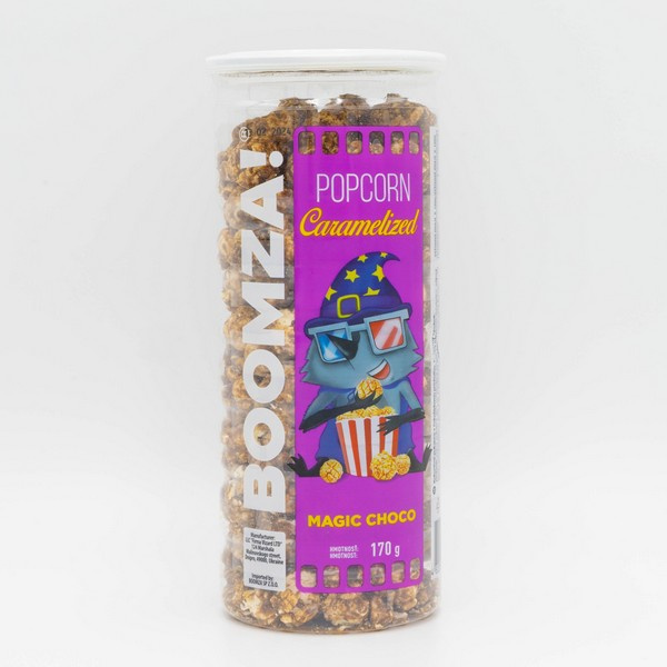 POPCORN KARAMELIZOVANÝ MAGIC CHOCO 170g BOOMZA POPCORN KARAMELIZOVANÝ MAGIC CHOCO 170g BOOMZA