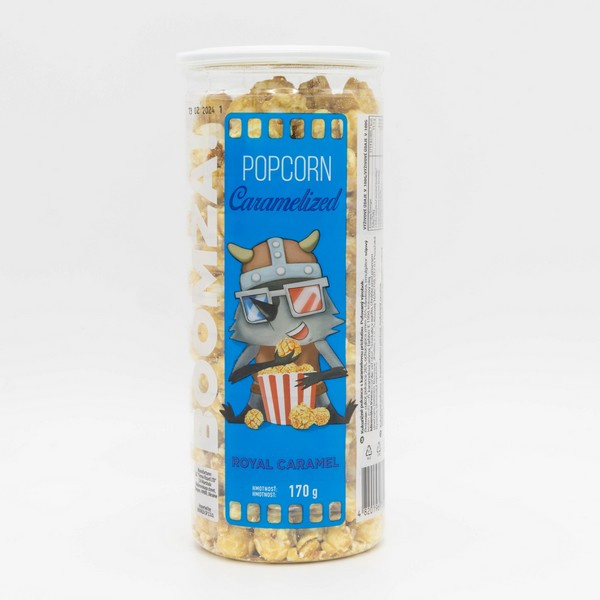 POPCORN KARAMELIZOVANÝ ROYAL CARAMEL 170g BOOMZA POPCORN KARAMELIZOVANÝ ROYAL CARAMEL 170g BOOMZA