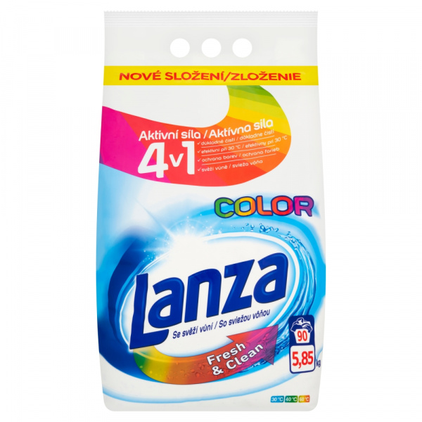 PRÁŠOK PRACÍ LANZA EXPERT COLOR 5,85kg 90PD