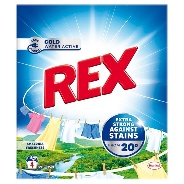 PRÁŠOK PRACÍ REX AMAZONIA FRESHNESS 240g 4PD PRÁŠOK PRACÍ REX AMAZONIA FRESHNESS 240g 4PD