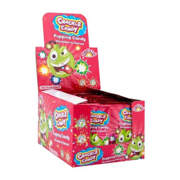 PRÁŠOK PRASKACÍ S JAHODOVOU PRÍCHUŤOU 8g CRACKLE CANDY