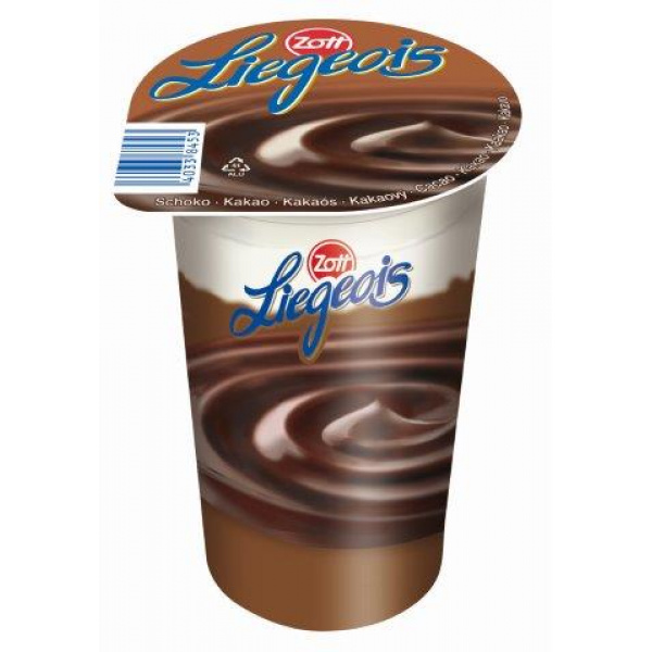 PUDING ČOKOLÁDA LIEGEOIS SO ŠĽAHAČKOU 175g ZOTT