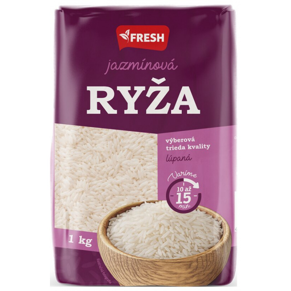 RYŽA JAZMÍNOVÁ 1kg FRESH