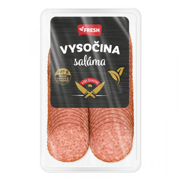 SALÁMA VYSOČINA KRÁJANÁ 70g OA FRESH