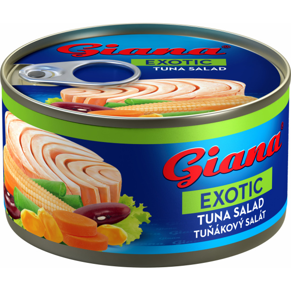 ŠALÁT TUNIAKOVÝ EXOTIC 185g GIANA
