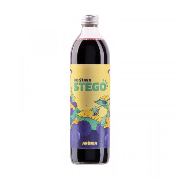 ŠŤAVA BIO 100% ARÓNIA 0.5l STEGO