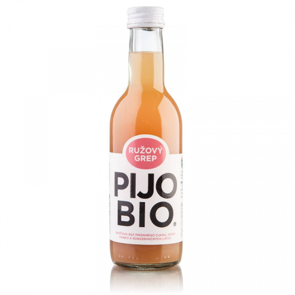 ŠŤAVA BIO 100% Z RUŽOVÉHO GREPU 0.25l PIJO BIO ŠŤAVA BIO 100% Z RUŽOVÉHO GREPU 0.25l PIJO BIO
