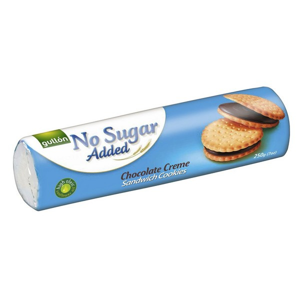 SUŠIENKY SANDWICH DE CHOCO NEGRO BEZ PRIDANÉHO CUKRU 250g GULLÓN SUŠIENKY SANDWICH DE CHOCO NEGRO BEZ PRIDANÉHO CUKRU 250g GULLÓN