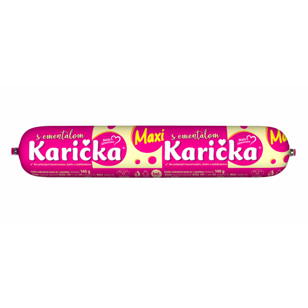 SYR KARIČKA MAXI 140g, ČRIEVKO S EMENTÁLOM