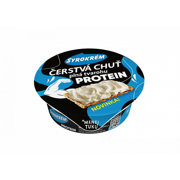 SYR SYROKRÉM ČERSTVÁ CHUŤ TVAROHU PROTEIN 80g SYR SYROKRÉM ČERSTVÁ CHUŤ TVAROHU PROTEIN 80g