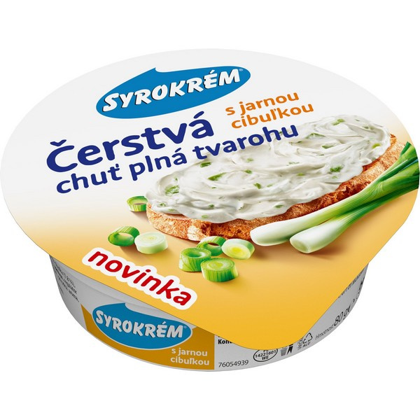 SYR SYROKRÉM S JARNOU CIBUĽKOU 80g SYR SYROKRÉM S JARNOU CIBUĽKOU 80g