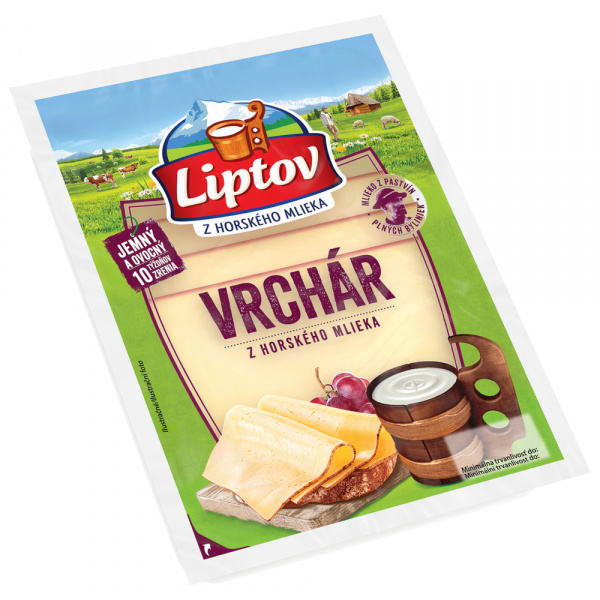 SYR VRCHÁR JEMNÝ A OVOCNÝ PLÁTKY NEÚDENÉ 90g LIPTOV