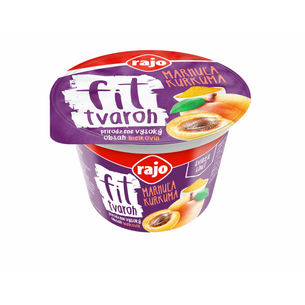 TVAROH FIT MARHUĽA-KURKUMA 200g RAJO TVAROH FIT MARHUĽA-KURKUMA 200g RAJO