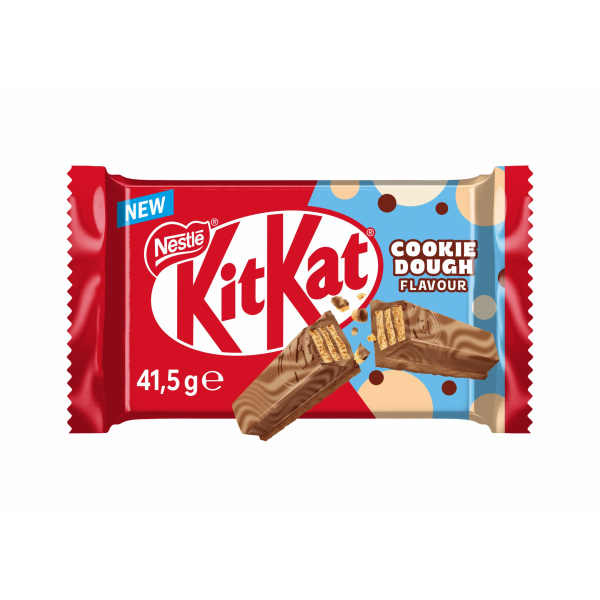 TYČINKA KIT KAT 4 FINGERS COOKIE DOUGH 41,5g NESTLÉ TYČINKA KIT KAT 4 FINGERS COOKIE DOUGH 41,5g NESTLÉ