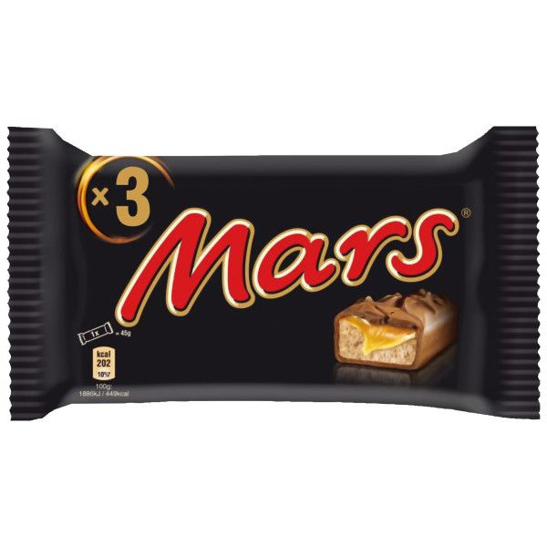 TYČINKA MARS 3-PACK 135g TYČINKA MARS 3-PACK 135g
