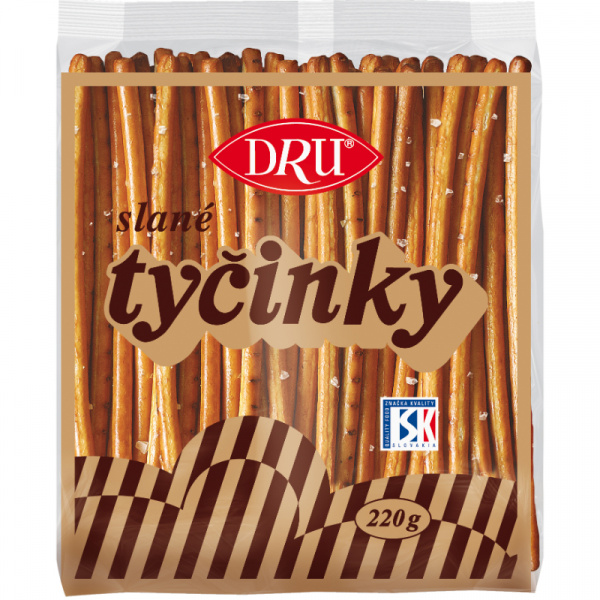 TYČINKY SLANÉ 220g DRU SÁČOK