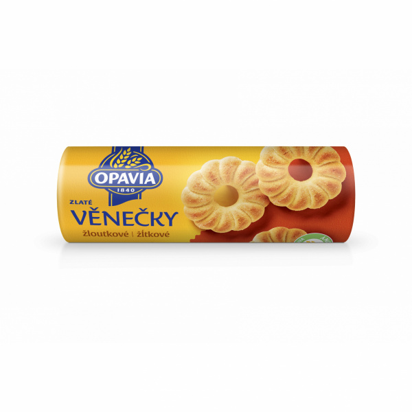 VENČEKY ŽĹTKOVÉ ZLATÉ 150g OPAVIA