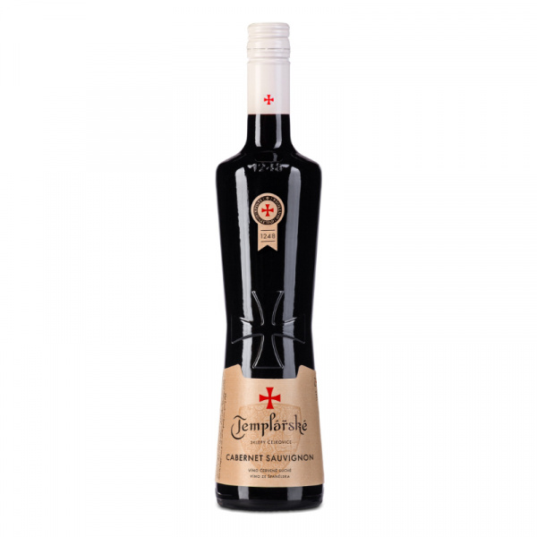 VÍNO CABERNET SAUVIGNON 0.75l AKOSTNÉ ČERVENÉ SUCHÉ TEMPL. SKLEPY /ELITE/