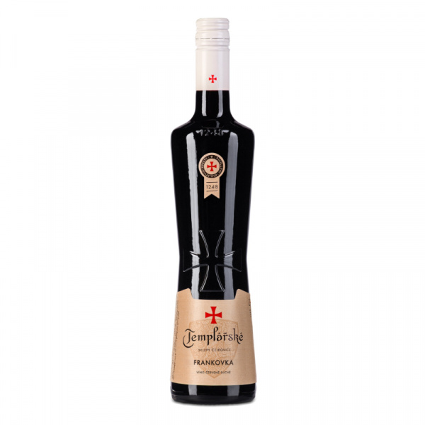VÍNO FRANKOVKA 0.75l AKOSTNÉ ČERVENÉ SUCHÉ TEMPL. SKLEPY /ELITE/