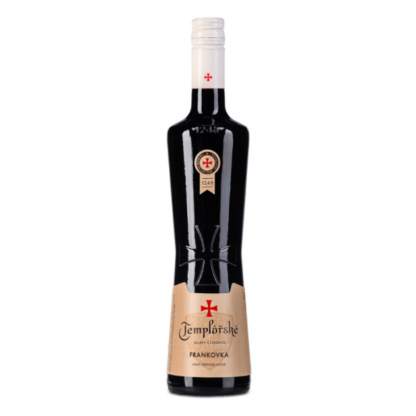 VÍNO FRANKOVKA 0.75l AKOSTNÉ ČERVENÉ SUCHÉ TEMPL. SKLEPY /ELITE/