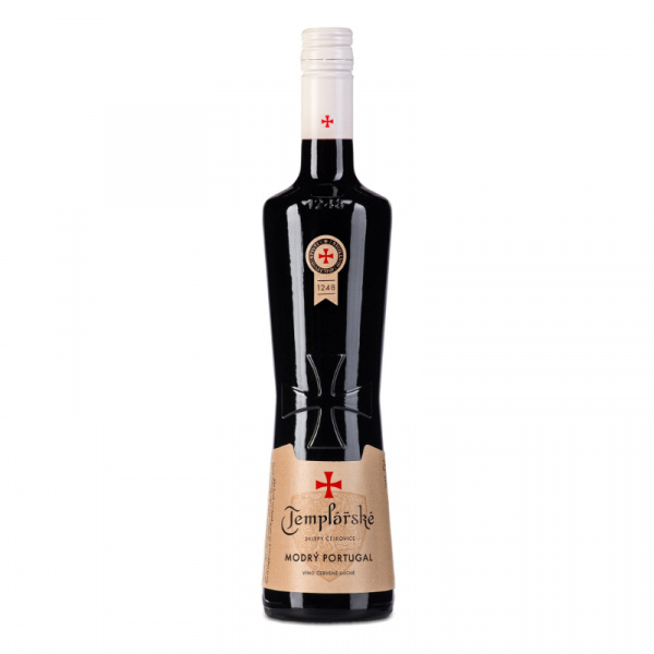 VÍNO MODRÝ PORTUGAL 0.75l AKOSTNÉ ČERVENÉ SUCHÉ TEMPL. SKLEPY /ELITE/