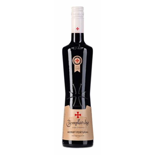 VÍNO MODRÝ PORTUGAL 0.75l AKOSTNÉ ČERVENÉ SUCHÉ TEMPL. SKLEPY /ELITE/