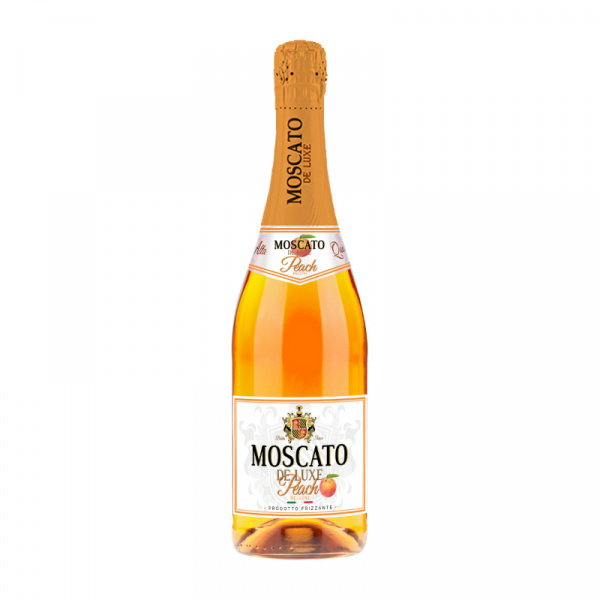 VÍNO ŠUMIVÉ MOSCATO DE LUXE PEACH BELLINI 0.75l