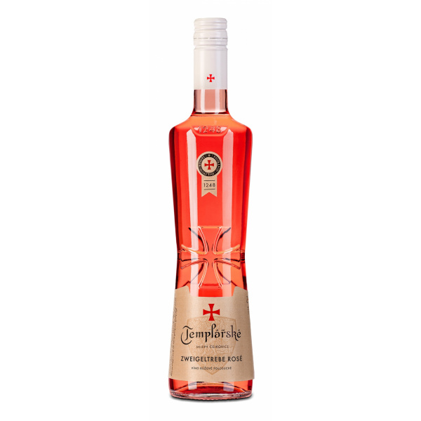 VÍNO ZWEIGELTREBE ROSÉ 0.75l AKOSTNÉ RUŽOVÉ SUCHÉ TEMPL. SKLEPY