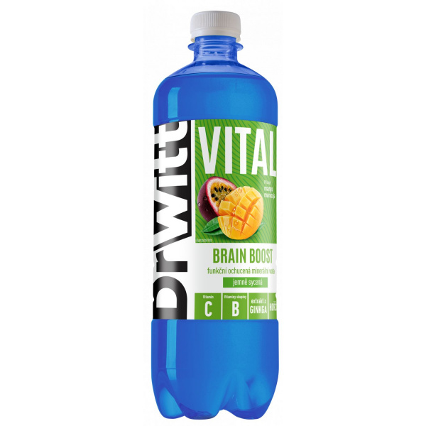 VODA DR WITT VITAL BRAIN BOOST 0.75l PET VRATNÝ OBAL