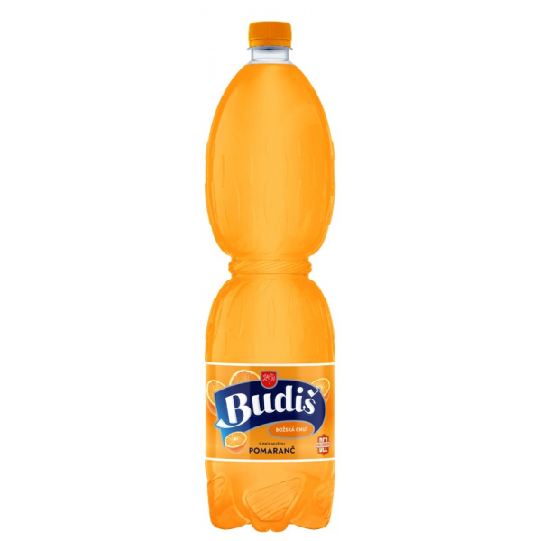VODA MINERÁLNA BUDIŠ POMARANČ 1.5l PET VRATNÝ OBAL